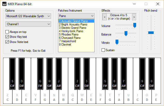 MidiPiano - Download